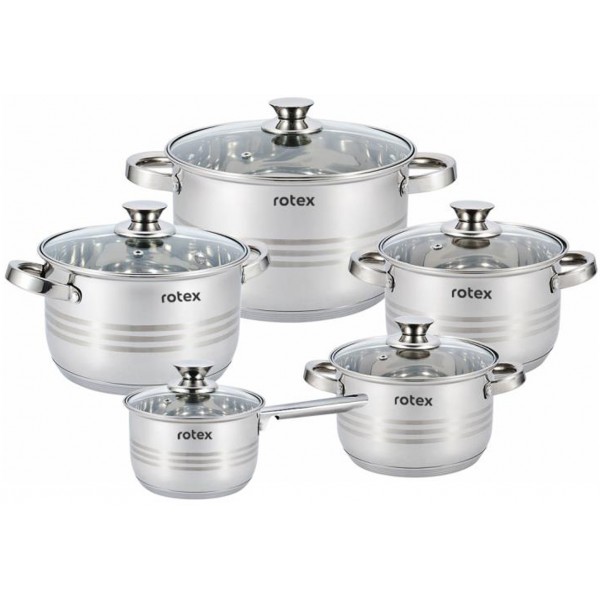 Набор кастрюль ROTEX RC305-10L Lamezia
