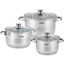 Набор кастрюль ROTEX RC305-6L Lamezia