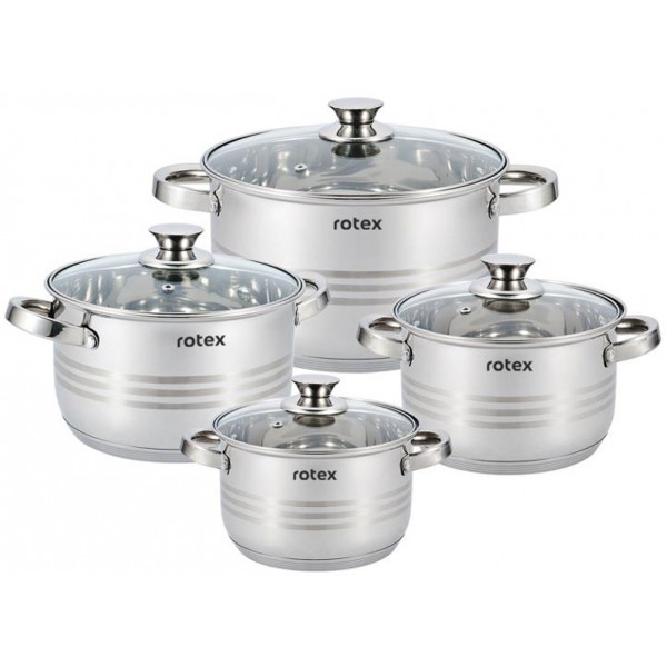 Набор кастрюль ROTEX RC305-8L Lamezia