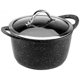 Кастрюля с крышкой Vinzer Premium Granite Induction 89451