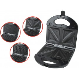 Бутербродница-вафельница ROTEX RSM220-B