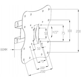 Крепление настенное Vinga TM20-2253