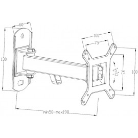 Крепление настенное Vinga TM31-1151 