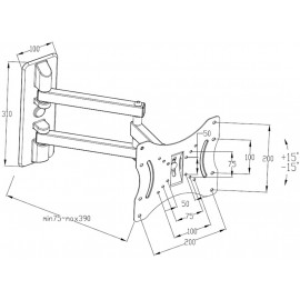 Крепление настенное Vinga TM32-2251 