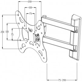 Крепление настенное Vinga TM32-2252 