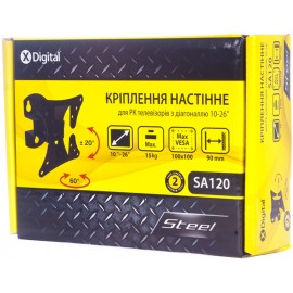 Крепление настенное X-DIGITAL STEEL SA120 Black